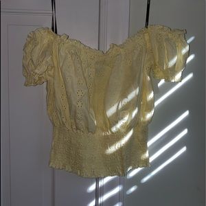 off the shoulder top